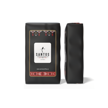 Load image into Gallery viewer, Front and side view of Santos Coffee “The Big Bag” Limited Edition, displayed on white background.
